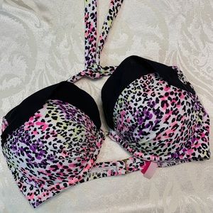 Victoria’s Secret “Gorgeous” Animal Bikini Top 36C